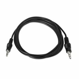 Cable Audio Jack (3,5 mm) NANOCABLE 1,5 m Negro 1,5 m