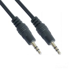 Cable Estéreo Nanocable 10.24.0103/ Jack 3.5 Macho - Jack 3.5 Macho/ 3m/ Negro