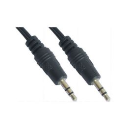 Cable Estéreo Nanocable 10.24.0100/ Jack 3.5 Macho - Jack 3.5 Macho/ 30cm/ Negro