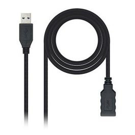 Cable USB 3.0 A a USB A NANOCABLE 10.01.0902BK 2 m Negro Precio: 6.95000042. SKU: S0225360