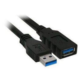 Cable USB 3.0 A a USB A NANOCABLE 10.01.0902BK 2 m Negro