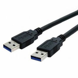 Cable USB 3.0 A a USB A NANOCABLE 10.01.1002-BK Negro 2 m