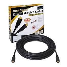 Cable HDMI con Ethernet NANOCABLE 10.15.1820 20 m v1.4 Negro 20 m