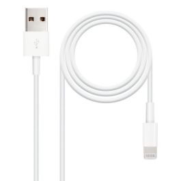 Cable Lightning NANOCABLE 10.10.0402 (1 m) Blanco 2 m