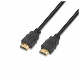Cable HDMI 2.0 4K Nanocable 10.15.3601-L150/ HDMI Macho - HDMI Macho/ 1.5m/ Certificado/ Negro