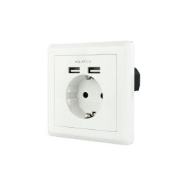 Roseta de Pared Nanocable 10.35.0010/ 1 Schuko/ 2 USB Precio: 14.49999991. SKU: S7814274