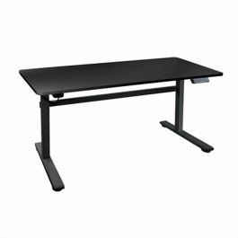 Mesa de Escritorio TooQ TQESSD01-BK Negro Acero (140 x 60 cm)