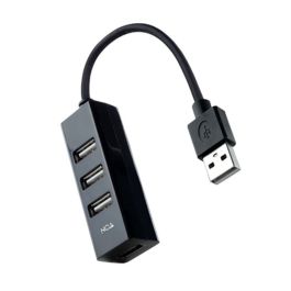 Hub USB NANOCABLE 10.16.4404 Negro