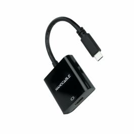 Adaptador USB-C a HDMI NANOCABLE 10.16.4102-BK Negro 4K Ultra HD (1 unidad)
