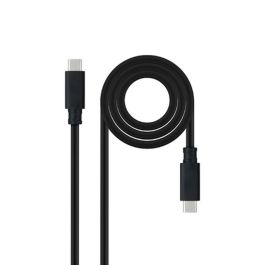 Cable USB-C NANOCABLE 10.01.4100 Negro 50 cm