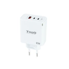 Cargador de Pared TooQ TQWC-GANQC2PD65WT 65 W Blanco (1 unidad)