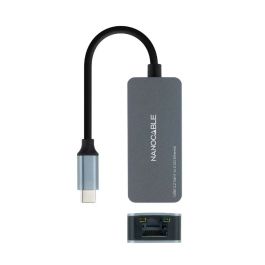 Adaptador USB-C a Red RJ45 NANOCABLE 10.03.0410 Gris