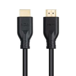 Cable HDMI 2.0 4K CCS Nanocable 10.15.3900/ HDMI Macho - HDMI Macho/ 50cm/ Negro