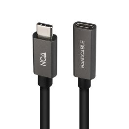 Cable Alargador USB-C NANOCABLE 10.01.4401-L150 Negro 1,5 m