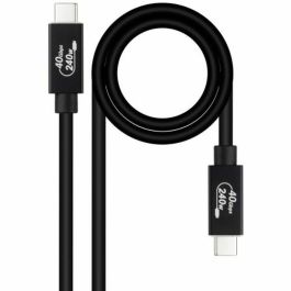 Cable USB 4.0 Nanocable 10.01.5001/ USB Tipo-C Macho - USB Tipo-C Macho/ Hasta 240W/ 40Gbps/ 1m/ Negro Precio: 10.58999986. SKU: B1249FR6P9