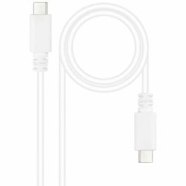 Cable USB 2.0 Tipo-C Nanocable 10.01.2301-W/ USB Tipo-C Macho - USB Tipo-C Macho/ 480Mbps/ 1m/ Blanco Precio: 6.50000021. SKU: B1CWDSZFT5