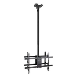 Soporte de Techo Giratorio/ Inclinable/ Nivelable TooQ LPCE2286TSLI-XL-B para 2 TV de 43-86"/ hasta 100kg