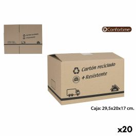 Caja Multiusos Confortime Cartón (20 Unidades) (29,5 x 20 x 17 cm) Precio: 20.9500005. SKU: B178Y3BGNZ