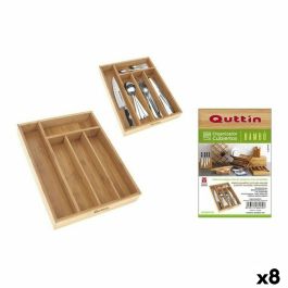 Organizador para Cubiertos Quttin Bambú 34 x 26 x 4 cm (8 Unidades) Precio: 55.50000049. SKU: B1FLGAXEN5