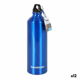 Botella de Agua Bewinner Aluminio 1 L 8 x 28 cm (12 Unidades) (1000 ml)