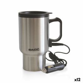 Taza Mug Basic Home Eléctrica Plateado 400 ml (12 Unidades)