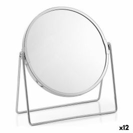 Espejo de Aumento Confortime Plateado 17 cm (12 Unidades)