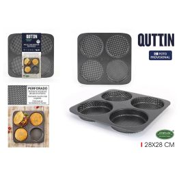 Molde 4 Pan Burguer Perforado 28x28 cm Quttin (12 Unidades) Molde 4 Pan Burguer Perforado 28x28 cm Quttin (12 Unidades)