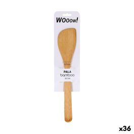 Paleta de Cocina Wooow Curvado Bambú 30 x 6,2 x 0,8 cm (36 Unidades)