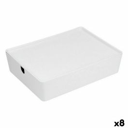 Caja Organizadora Apilable Confortime Con Tapa 35 x 26 x 8,5 cm (8 Unidades)