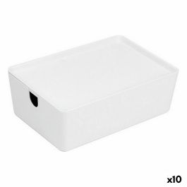 Caja Organizadora Apilable Confortime Con Tapa 26 x 17,5 x 8,5 cm (10 Unidades)