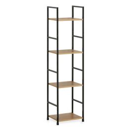 Estantería 4 Niveles Metal y Madera Negra - Confortime (2 Unidades) Precio: 49.50000011. SKU: S2212908