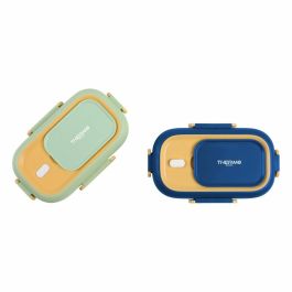 Fiambrera de plástico y acero Thermosport 550 ml (6 Unidades) Fiambrera de plástico y acero Thermosport 550 ml (6 Unidades)