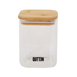 Tarro Boro Cuadrado Bambú Quttin 8x11 cm (12 Unidades) Precio: 28.49999999. SKU: B1E8VBHPFH