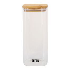 Tarro Cuadrado de Bambú Quttin 8x21 cm (12 Unidades) Precio: 36.49999969. SKU: B1A4TMNDWD