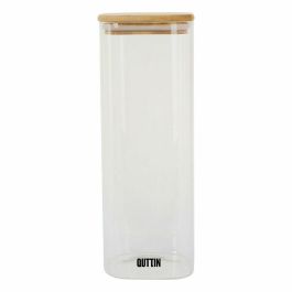 Tarro Cuadrado Bambú Quttin 10x27 cm (12 Unidades) Tarro Cuadrado Bambú Quttin 10x27 cm (12 Unidades)