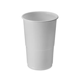 Set de vasos reutilizables Algon Blanco 250 ml 50 Unidades