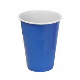 Set de vasos reutilizables Algon Azul 48 Unidades 450 ml (10 Piezas)