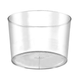 Set de vasos reutilizables Algon Bajo Transparente 230 ml Plástico 5 Unidades