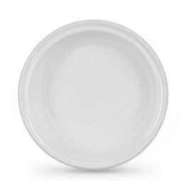 Set de platos reutilizables Algon Redondo Blanco 20,5 x 3 cm Plástico 100 Unidades Precio: 4.94999989. SKU: B18BTMFTJR