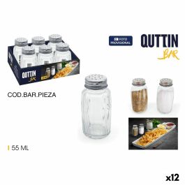 Especiero Quttin Bar 55 ml 4 x 4 x 8 cm (6 Piezas) (12 Unidades)
