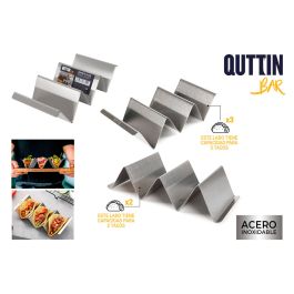 Soporte para tacos Quttin Acero Inoxidable 20 x 10 x 5 cm Precio: 2.59000016. SKU: B1AD3KTEPV