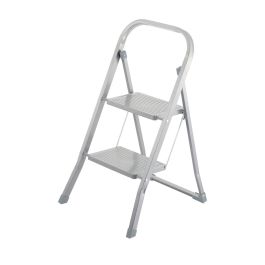 Taburete Plegable de Hierro con 2 Peldaños - Bricotech (2 Unidades)