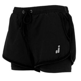 Pantalones Cortos Deportivos para Mujer Joluvi Meta Duo Negro Precio: 21.95000016. SKU: S6432592