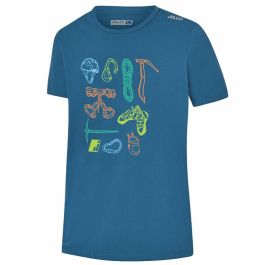 Camiseta de Manga Corta Hombre Joluvi Climbing Elements Azul