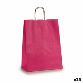 Bolsa de Papel 12 x 52 x 32 cm Rosa (25 Unidades)