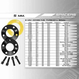 Set de Separadores OMP OMPS08150501 4x100 60,1 M12 x 1,5 5 mm