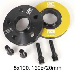 Set de Separadores OMP 5X100 56,1 M14 x 1,50 20 mm Set de Separadores OMP 5X100 56,1 M14 x 1,50 20 mm