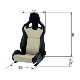 Asiento Racing Recaro SPORTSTER CS Negro Piloto