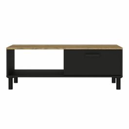 Mesa de centro OXFORD decoración en negro y roble - Estilo industrial - L 100 x P 55 x H 40 cm Precio: 184.63389997579998. SKU: B1DCVH8XHD