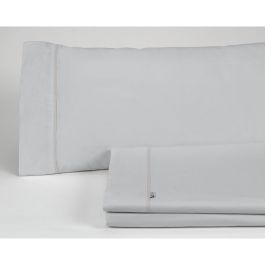 Juego de Sábanas Alexandra House Living Gris Perla Cama de 105 3 Piezas